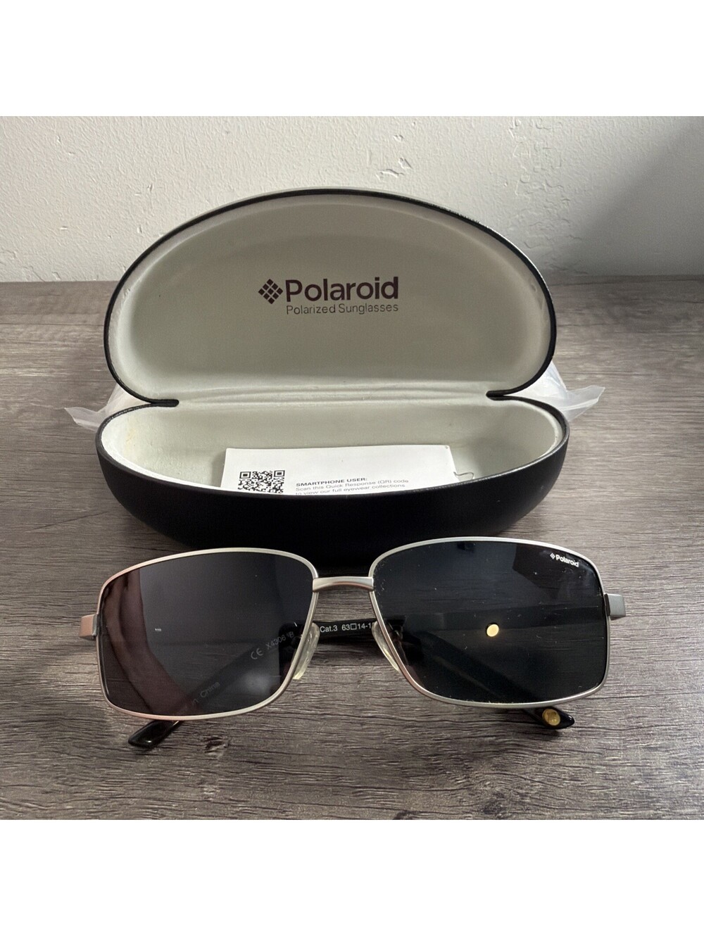 POLAROID X4306 B FILTER CAT.3 UNISEX NEW AUTHENTIC FULL RIM SUNGLASSES 63-14-135
